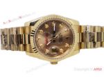 Yellow Gold Rolex Datejust Watch / President Band / Gold diamond